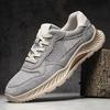 Men's Lightweight Versatile Mesh Low-Top Casual Shoes: Fashionable, Breathable, Outdoor-Friendly