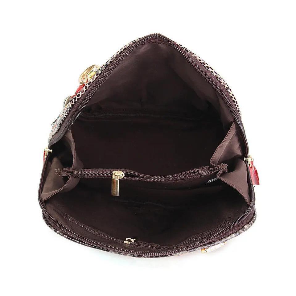 Bag Women'S Flower Color Splicing Bag Trend Handbag Crossbody Bag One Shoulder Small Square Bag