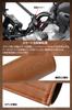 ZETA RACING Scrambler Bar Pad 165mm Brown Handlebar Brace 185mm Vintage Scrambler Synthetic Leather Handlebar G5581 & Set, Style, Reinforcement,
