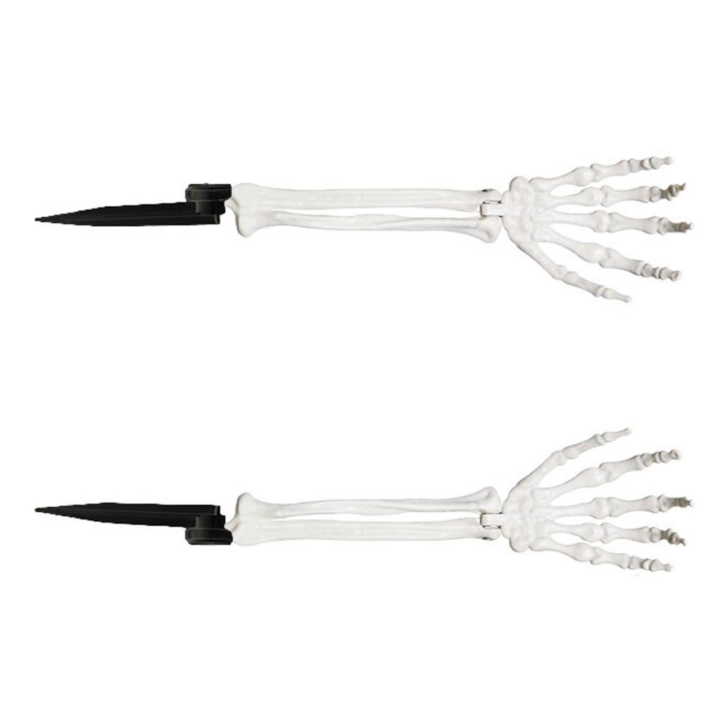 Realistic Skeleton Hand Ground Stake Halloween Decoration Durable Plastic Prop For Outdoor Haunted Yard Party Decor