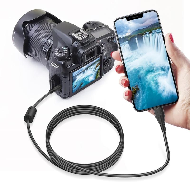 OTG Directs Connect Type C To 8P Data Line For Instants Import Of Photos From DSLR To Phone Without Software Installation