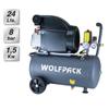 WOLFPACK PROFESSIONAL LINE - Wolfpack Air Compressor 24 Liters / 8 Bars / 1.5 Kw - 2.0 HP