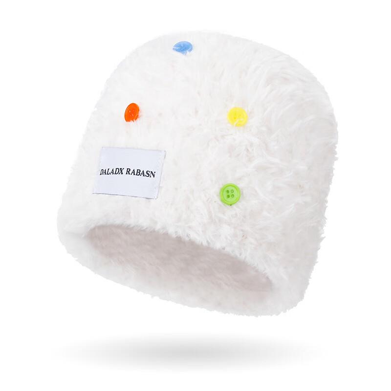 

ZHENYUEQI Cute Button Winter Knitted Beanie One Size