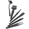 6 In 1 Black Keyboard Cleaning Brush Kit Small Computer Dust Brush Cleaner Anti-Static For Laptop Usb Household Cleaning Tool