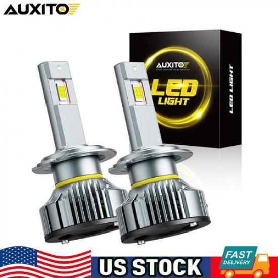 2X H7 Combo LED Headlight High Low Beam Bulbs 6500K Cool White 80000LM Plug&Play