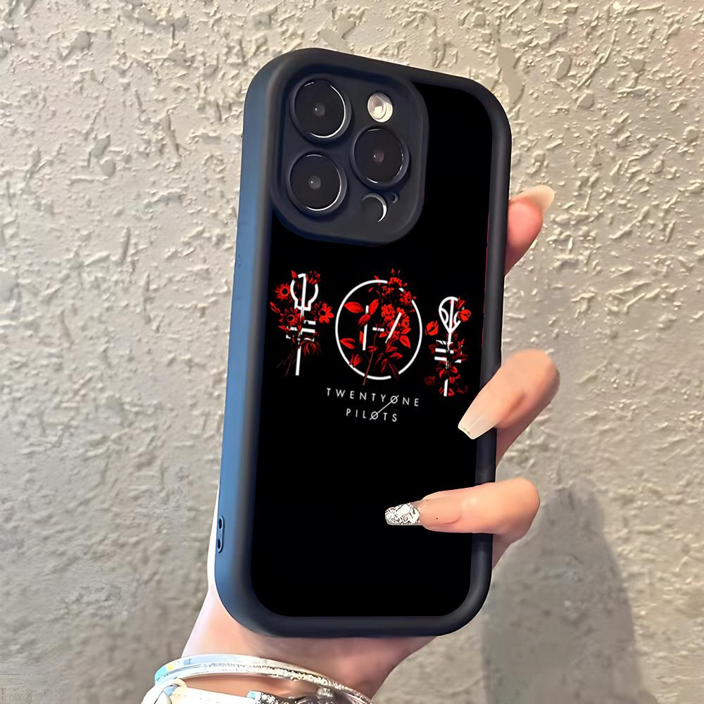 Twenty One Pilots Phone Case For IPhone 17 Pro Max 16 15 14 Pro Max IPhone 13 Pro Max 11 Plus Silicone Cover