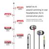 SoundMAGIC E10 Bedrade Koptelefoon met Krachtige Bas en Stereo voor Sport Ruisonderdrukkend In-Ear Hi-Fi (Grijs)