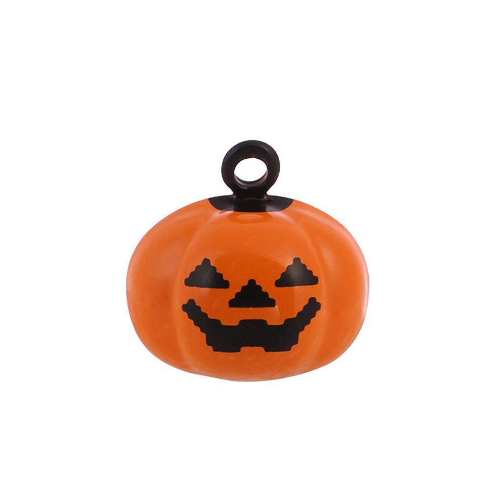 10PCS Gift DIY Accessories Party Supplies Jingle Bells Decoration Beads Halloween Bell Pendants Pumpkin Ghost