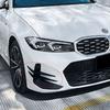 4Stk/Set Auto Frontstoßstange Nebelscheinwerfer Seitenfinnen Lippe Splitter Luftblende Passform Für BMW 3er G20/G21 LCI 2023+ M Sport