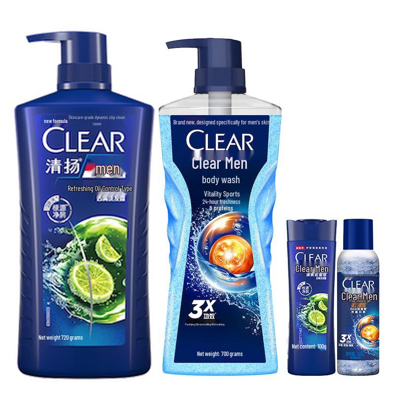 Clear Men's Shampoo & Shower Gel Set