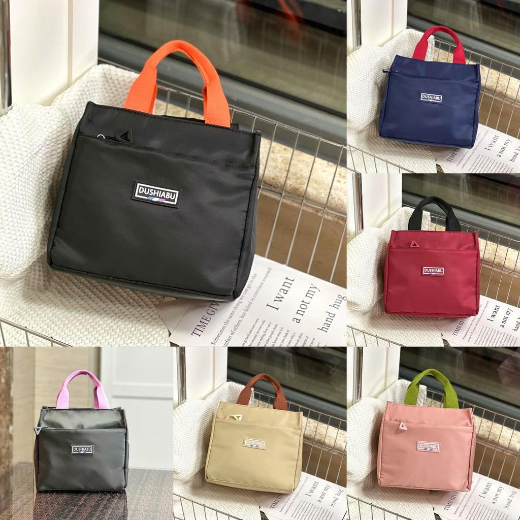 Simple Oxford Lunch Box Bag For Daily Work And School With Spacious Design And Durable Material