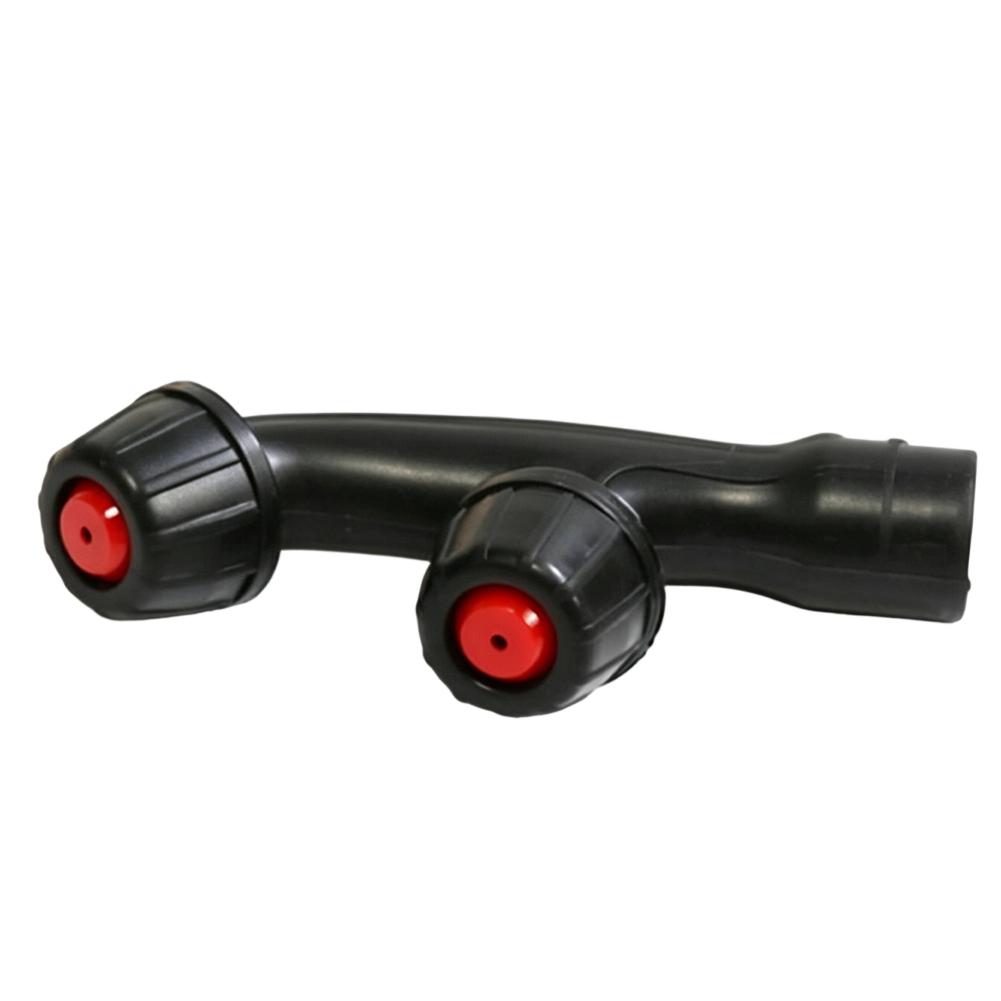 Plastic Double Nozzle Sprayer Head For Garden Yard Lawn Irrigation System F Type Dual Atomizing Watering Tool 10pcs