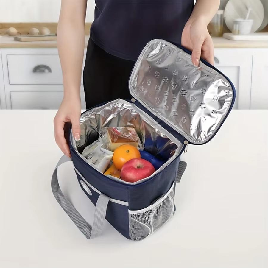 Insulated Lunch Bag,Reusable Freezer Cooler Bag,Office School Picnic Beach,Adjustable Shoulder Strap,Suitable For Kids/Adults