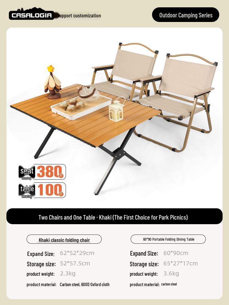 Boguwen Tianji Tragbarer Klapp-Outdoor-Stuhl für Camping, Picknicks, Strand und Imbissstände - Kermit-Stil