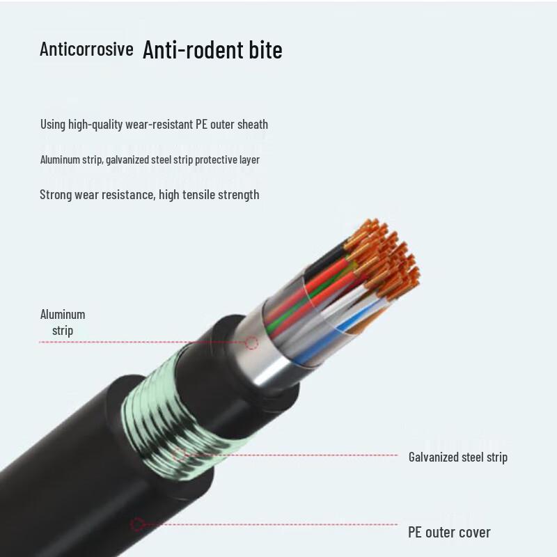 BoYang Outdoor Armored 30-Pair Communication Cable