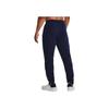 Under Armour Mid Rise Fitted Knit Sports Pants Men bottoms Navy-Blue 1366203-410