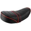 Motorcycle Cushion, Motorcycle Retro Leather Seat Saddle Cushion Fit for Z50 Z50J Z50R G50F Monkey, Black