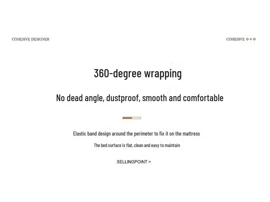 Set de cearșafuri din bumbac spălat tip A prietenos cu pielea - Cuvertură de pat simplă cu husă de saltea