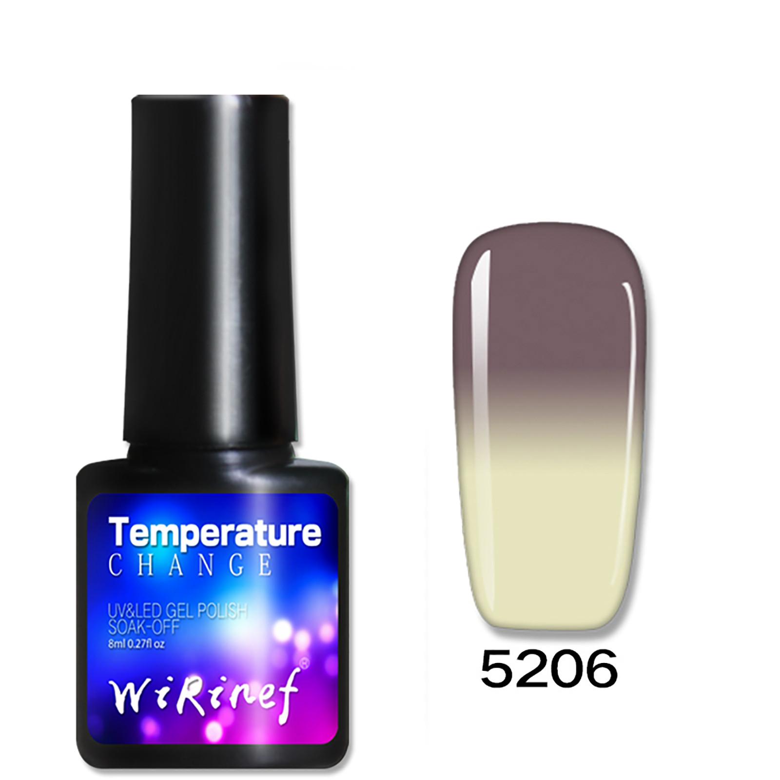 

Лак для ногтей осень-зима теплый градиентный гель для ногтей съемный лак для ногтей маникюрный салон «сделай сам» дома замачиваемый гель-лак подарки для женщин и девочек 8 мл One size