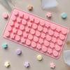 Food Grade Silicone Mold Non Stick With Round Star Cavities For Candy Chocolate Ice Cubes Gummy Diy Baking