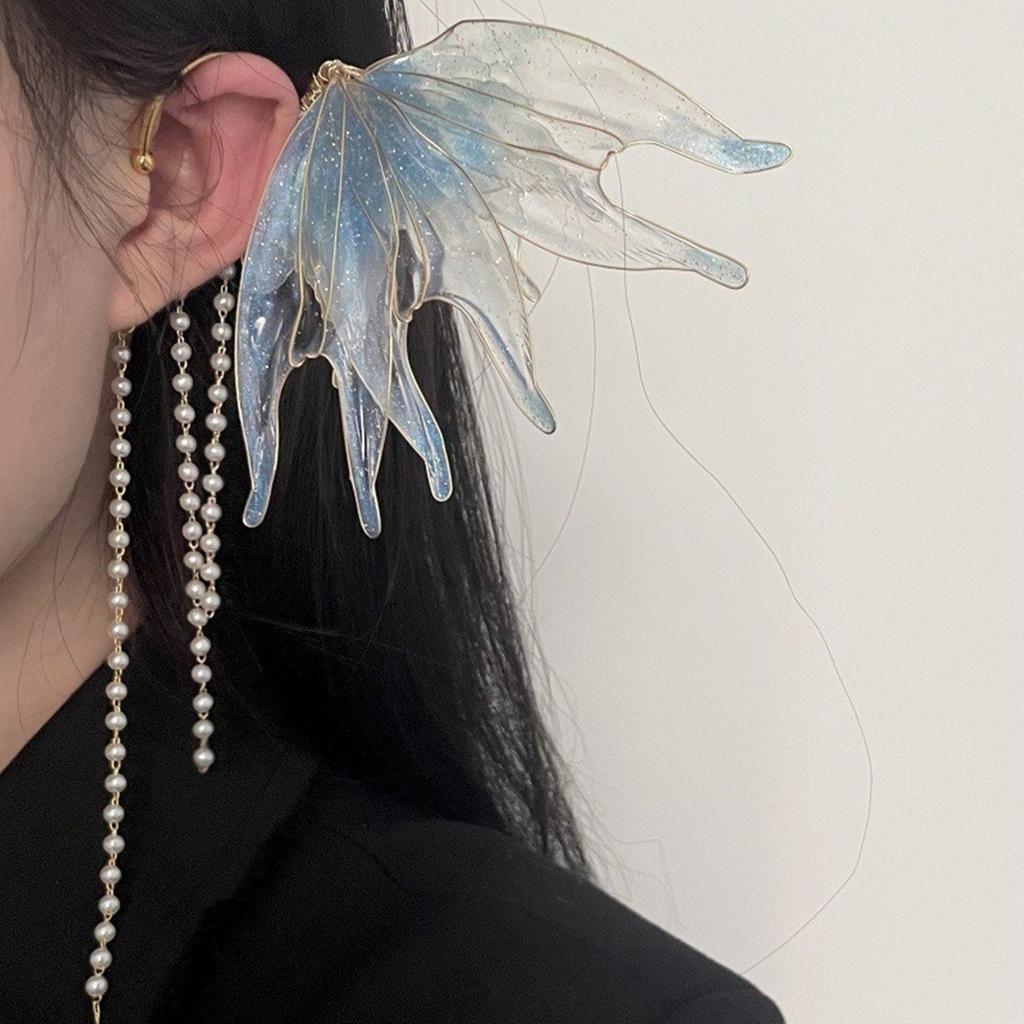 Elegant Ear Cuff Adjustable Ear Clip Stylish Woman Earrings Not Piercing Earrings Colorful Earrings Suitable for Daily