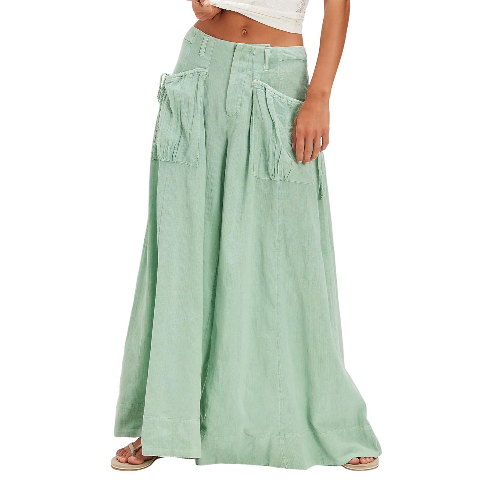 

Women s Fashion Long Solid Color Skirt XXL белый