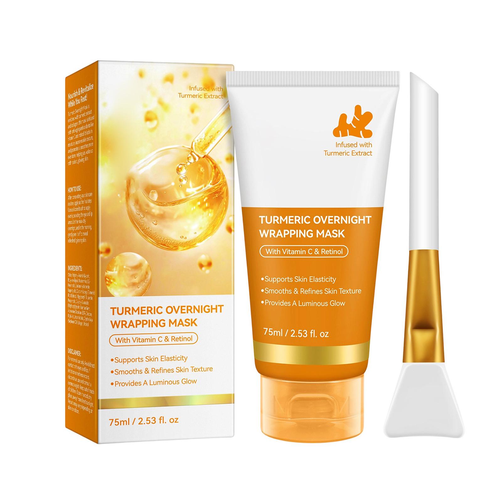 

Ночная маска с коллагеном и куркумой, увлажняющая, омолаживающая, отшелушивающая, осветляющая, укрепляющая, 75 г One Size