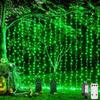 JMEXSUSS 300 LED Remote Control Curtain Lights, Plug in Fairy Curtain Lights Outdoor, Window Wall Hanging String Lights for Bedroom Indoor Dorm