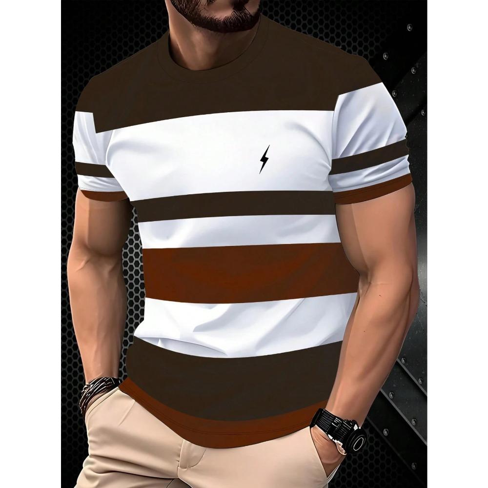 Summer New Men s T-shirt - Breathable, Lightweight, Casual and Fashionable T-shirt XS