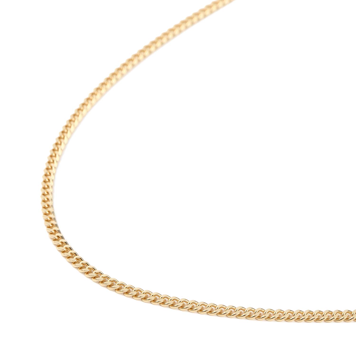 

Goods 18K Kihei Necklace 2 sides 5g 40cm Chain [Happy Shop] Men s Women s золотий