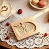 Wooden Gingerbread and Shortbread Cookie Mold Cutter