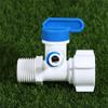 1/2 Thread To 1/4 3/8 Quick Connect Water Purifier Diverter Valve Ro Feed Ball Valve For Ro Water Filter System Home Kitchen