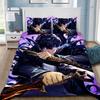 Anime Solo Leveling Duvet Cover Pillowcase Bedding Set Adult Boy Girl Bedroom Decoration Children Gift Single Double Large Size