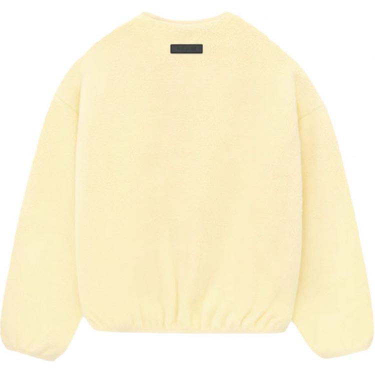 Fear of God Essentials Polar Fleece Crewneck Garden Yellow Men Tops 192SP244701F