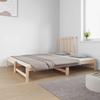 Daybed Extendable 2*(90*190) Cm Solid Pine Wood
