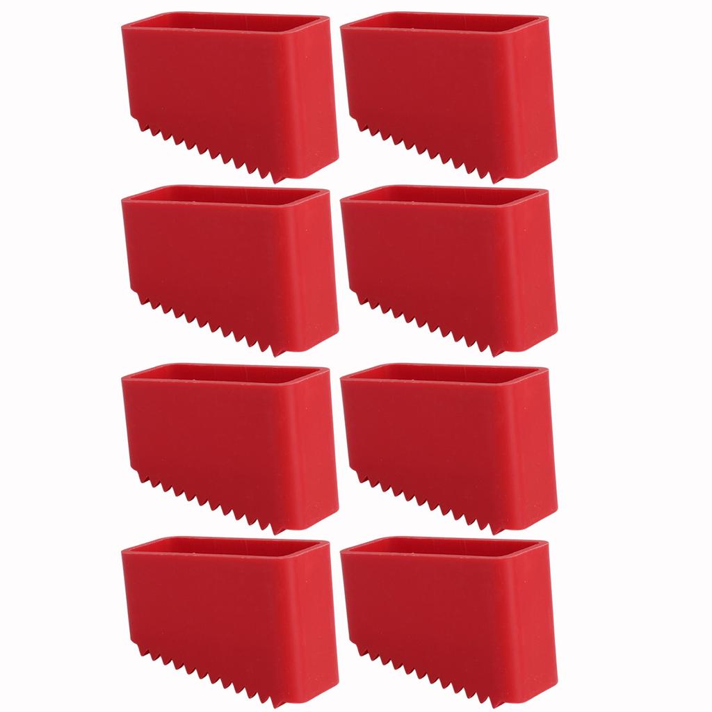 8/1PCS Replacement Ladder Leg Protector Covers Non-slip Step Ladder Feet Covers Household Red Black TPR Insulating Foot Sleeves