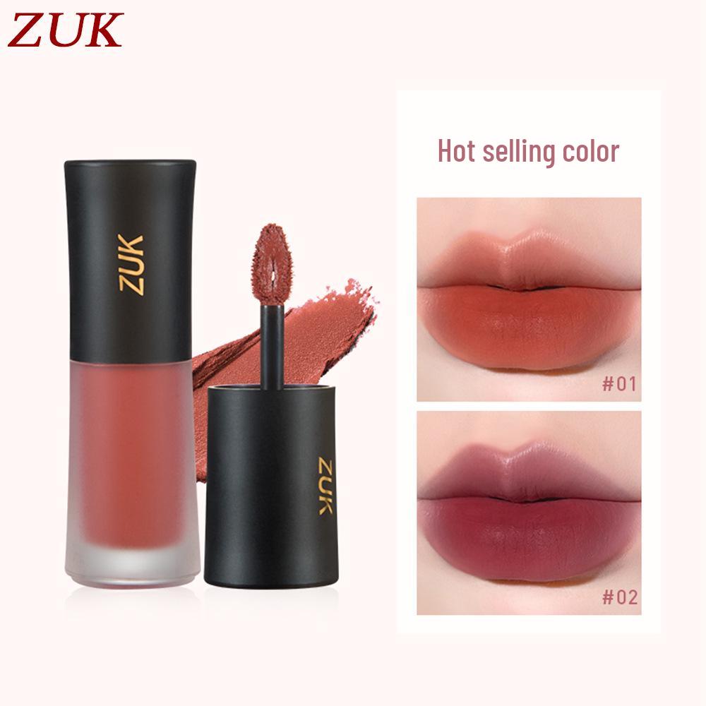 ZUK Samt-Matte Lippenstift: Langanhaltend, Nicht klebend, Feuchtigkeitsspendend, Leichtgewicht für Frauen und Studentinnen.