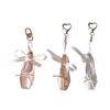 1PC ballet shoes exquisite and cute pendant mini cute simulation shoe shape keychain mini