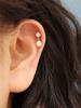 Minimal Piercing 14K Freshwater Pearl Drop Piercing Earrings