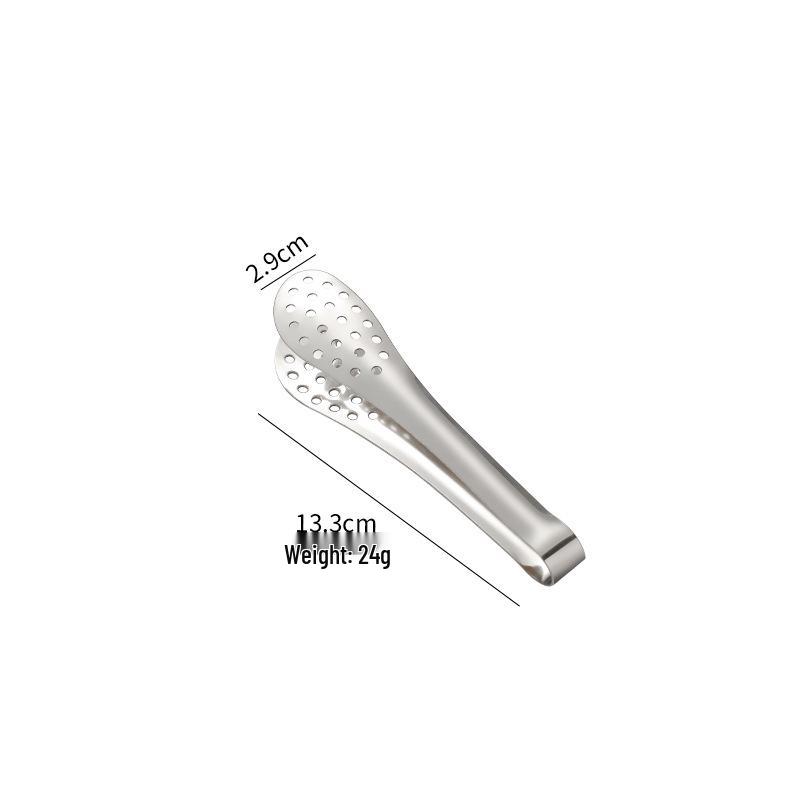 Exquisite Stainless Steel Multi-functional Food Tongs for Bread, BBQ, Buffet - Korean Style