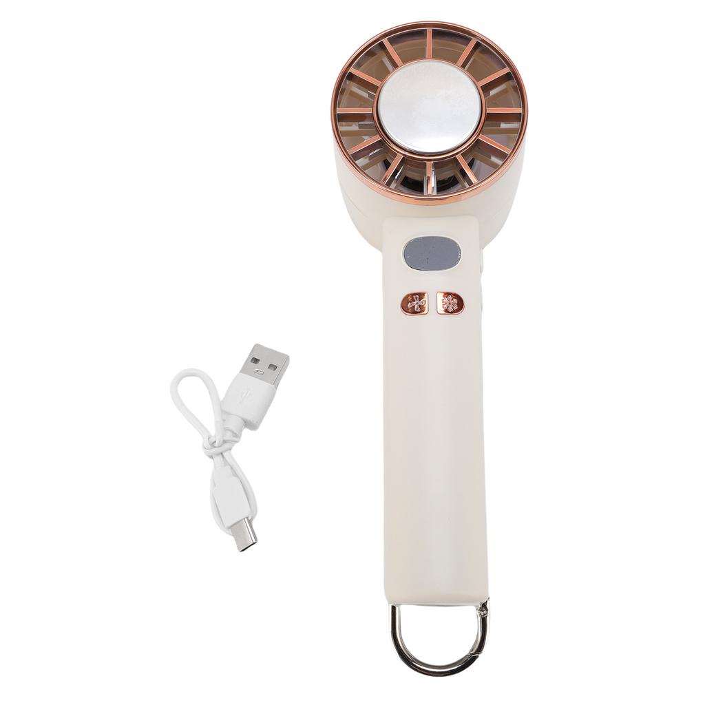 Portable Handheld Fan Low Noise Multi Speed Adjustment Ice Refrigeration Technology Handheld