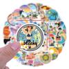 60-Piece Beach Surfing Graffiti Sticker Set for DIY Phone and Desk Decoration