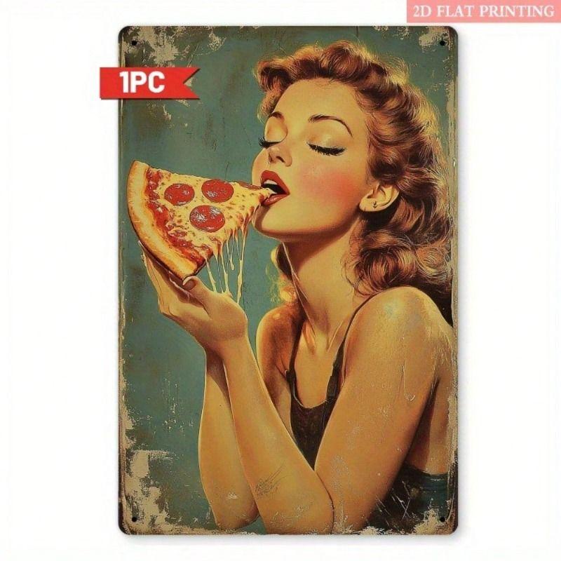 Retro Metal Tin Sign Wall Art Decor for Living Room Bedroom Office