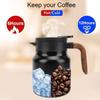 Built-in Filter Vacuum Insulated Tea Pot Stainless Steel Thermal Beverage Pitcher  Home Use