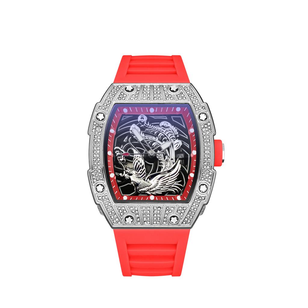 Richard Men'S Watch Diamond Gypsy Fashion Personality Phoenix Quartz Watch
