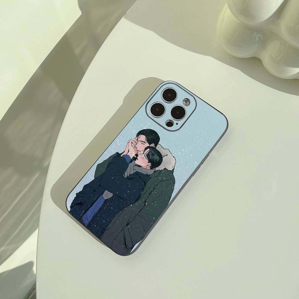 C-Captivated- By -You BL Phone Case For iPhone 17,16,15,14,13,12,11 Pro Max, Lightweight and Practical Soft Black Cover
