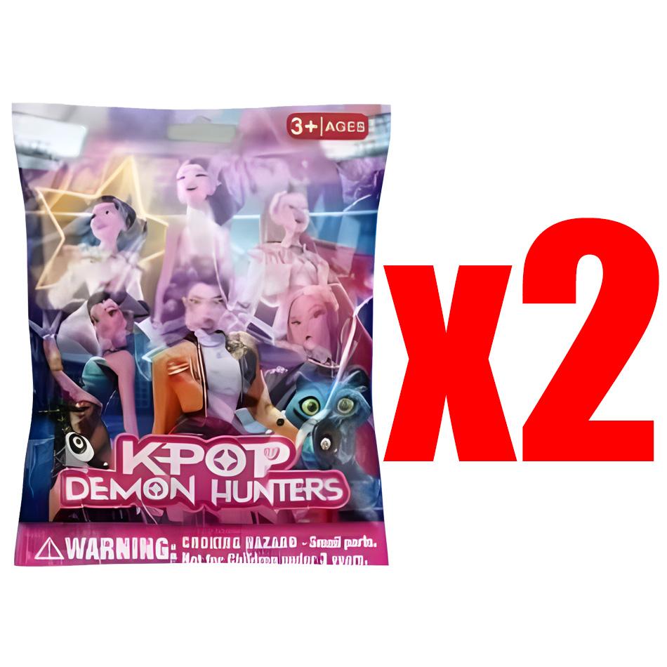 Blind Box Anime Demon Hunters Mini Figurines  Kpop Cute PVC Mystery Box Collectible Doll Model Decorative Item