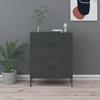 VidaXL Storage Cabinet, Anthracite 80x35x101.5 Cm Steel