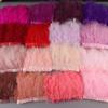 FeatherTurkey Feather Fringe 4-6inch Colorful Marabou Feather Tape for Handiwork Clothes Dress Handmade Cloth Strap Home Decoration