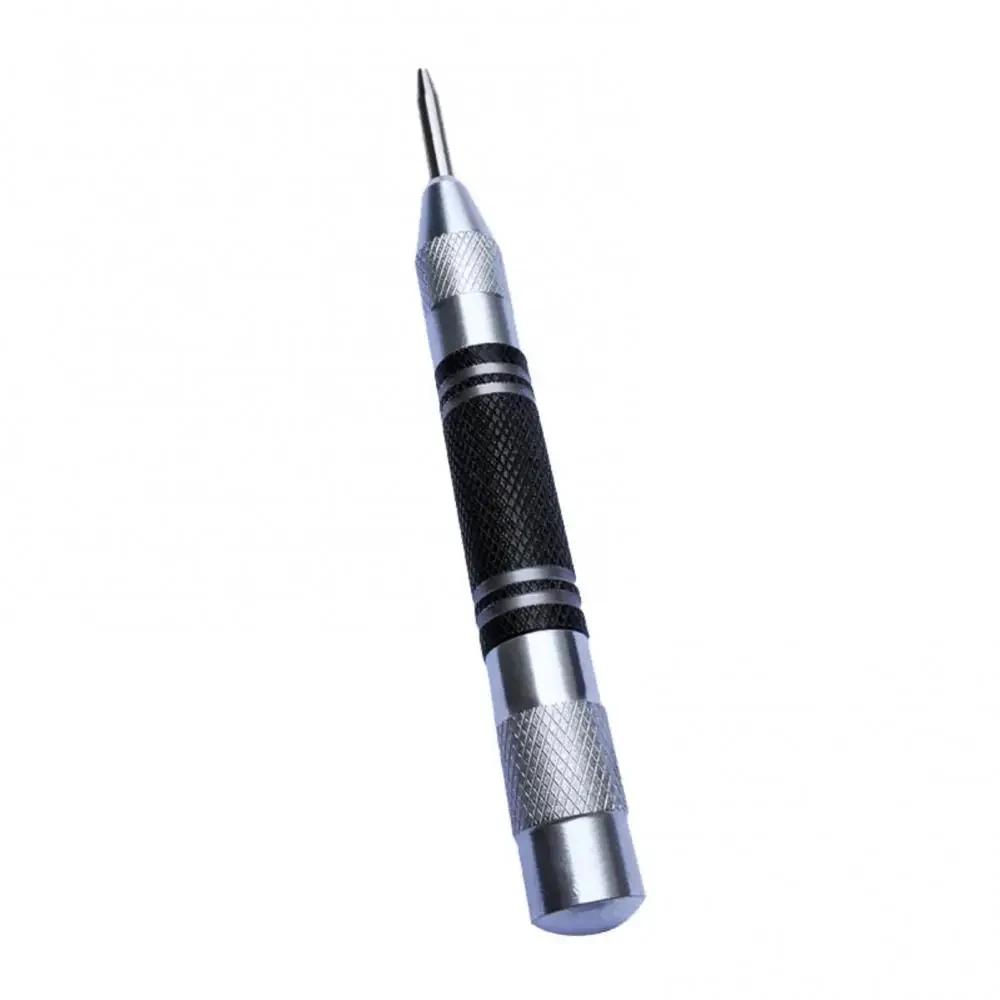 1/2PCS Drill Center Mark Automatic Center Pin High Hardness Center Drill Strong Spring for Metal Punch Positioning Marks Labor
